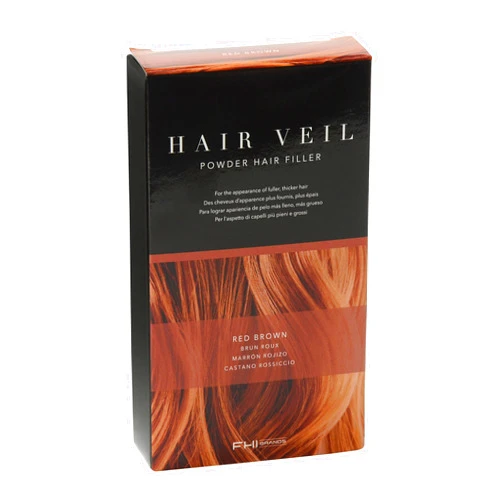 FHI Heat Hair Veil Powder Hair Filler, Red Brown