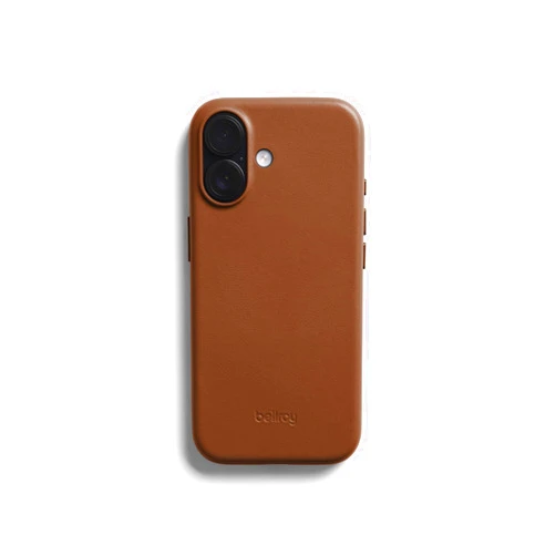 Bellroy Phone Case for iPhone 17 (Leather Phone case) - Rust