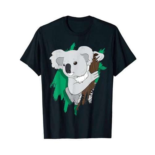 Koala Tshirt Für Kinder Damen Koalabär Süß Mädchen Koala Gift Bag Animal Sleeping Pyjamas Cuddly Toy Saying T-Shirt