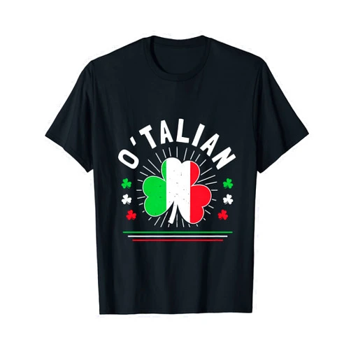 Italy & Italian Unique Gifts O'Talian Italy Italian Flag Pride Heritage Patriotic Italia T-Shirt