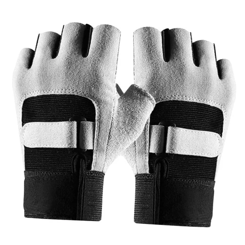 Gogogmee 1 Pair Fitness Gloves Weightlifting Fingers Workout Gloves Men Hand Weight Lifting for Men Gym Gloves Touch Gym Training Gloves Fingerless Work Gloves Fingerless Mittens Arm Velvet