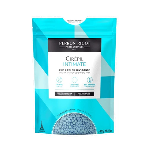 Cirepil - Intimate - 800g / 28.22 oz Hard Wax Beads Bag - With Cicasepticalm & Coconut Oil - Specialized for Brazilian & Bikini Waxing - Creamy Anti-Bump Hair Removal for Sensitive Areas - Refill Bag