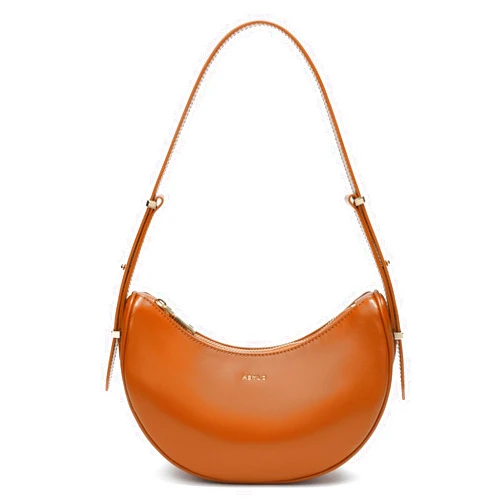 Keyli Crescent Shoulder Bag for Women Waterproof Leather Crossbody Bags Adjust Hobo Handbags Purses with 2 Shoulder Strap