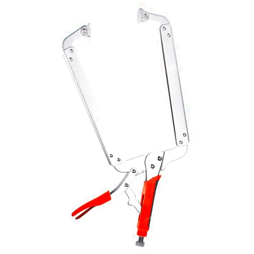 Massca Locking C-Clamp | Portable Table & Tool Vise Grip | Heavy Duty C-Clamps with Swivel Pads | Made from Strong High-Grade Carbon Steel for Home, Workshop & Welding Use | – 18 Inch