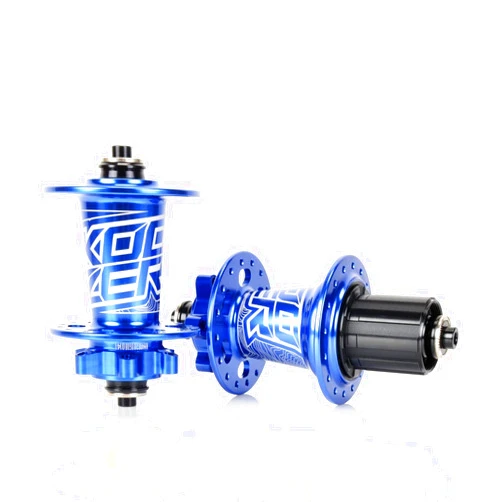 BestPartsCom KOOZER XM490 32 Hole Hub Full Aluminum Ultralight MTB Mountain Bike Disc Brake Hub Quick Release(qr) Front Rear Hub Set XD Driver Cassette Blue for SRAM MTB 11speed 12speed