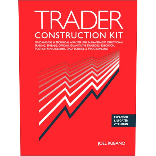 Joel Rubano Trader Construction Kit: Fundamental & Technical Analysis, Risk Management, Directional Trading, Spreads, Options, Quantitative Strategies, Execution, Position Management, Data Science & Programming