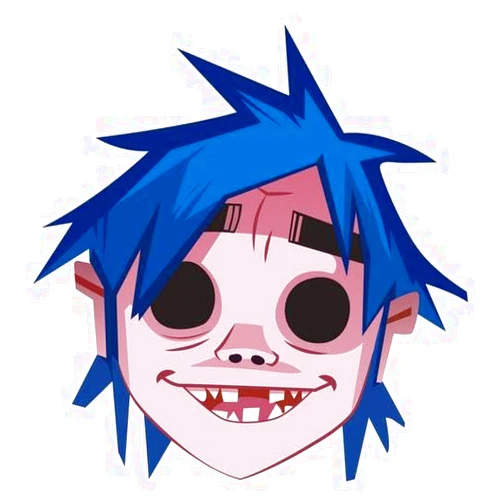 JDMAC Gorillaz 2D Music Vinyl Decal Sticker UV & Water Proof Gift Laptop Car Bumper Window Tumbler Accessories 4