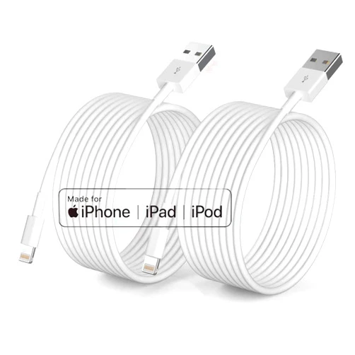 Durcord iPhone Charger [Apple MFi Certified], 2Pack 6ft Fast Lightning Cable for Long Cord, Apple Charging Cord for iPhone 12/11 Pro/11/XS MAX/XR/8/7/6s/6/5S/SE iPad/Air Original