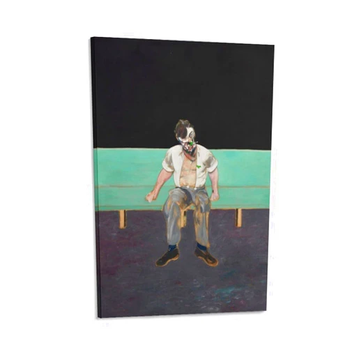 OUGUOLAN Francis Bacon Art Print Poster Study for Portrait of Lucian Freud Picture Print Canvas Poster Wall Paint Art Posters Decor Modern Home Artworks Gift Idea 12x18inch(30x45cm)