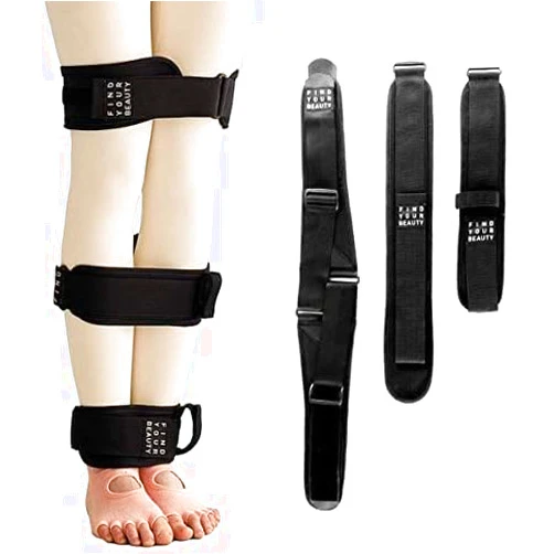 Beaurit Leg Belt │ Leg Bands for Working Out Women│Leg Straightener Corrector│Correction Belt Adjustable Posture Lower Back, Leg, Pelvis │ Pilates Band