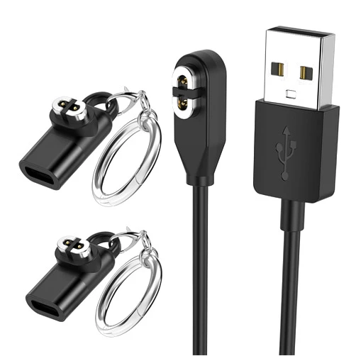 FYOUNG Charging Cable for Aftershokz Headphones Aeropex AS800 &Shokz Openrun/Openrun Pro/Opencomm/OpenRun Mini with Type C Adapter, 3.3ft USB Magnetic Charger Cord for Shokz Bone Conduction Headphones