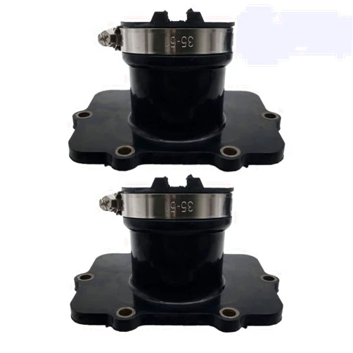IBVIBV Pack of 2 Carburetor Carb Flange Intake Manifold Boot Socket for Ski-Doo Freestyle GSX 550F MXZ 550 Fan MXZ 550X Summit Expedition Snowmobile