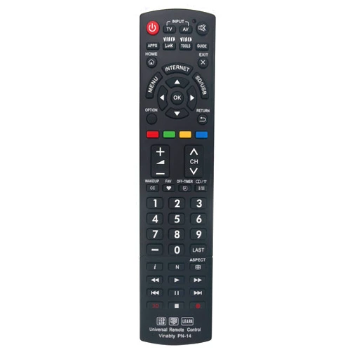 VINABTY Universal Remote fit for Panasonic N2QAYB000485 N2QAYB000486 N2QAYB000321 N2QAYB000221 N2QAYB000703 N2QAYB000837 N2QAYB000926 Plasma Smart 3D LED LCD HDTV TV Remote