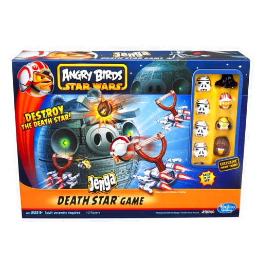 Mattel Angry Birds Star Wars Jenga Death Star Game