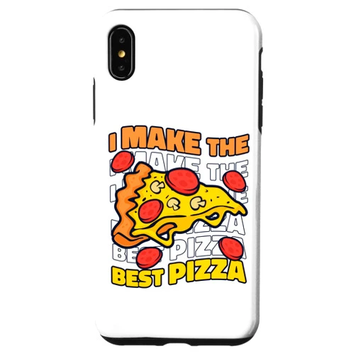 Kit Pizza Baker Maker Costume Stone For Oven Gifts iPhone XS Max I Make The Best Pizza Pizzeria Chef Baker Lover Pizza Maker Case