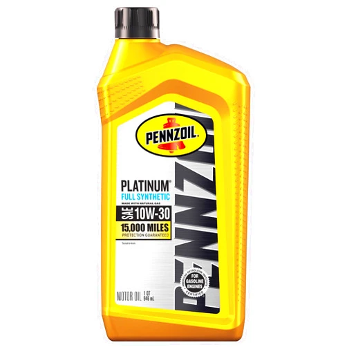 Pennzoil Platinum Full Synthetic 10W-30 Gasoline Engine Oil, 1 Quart