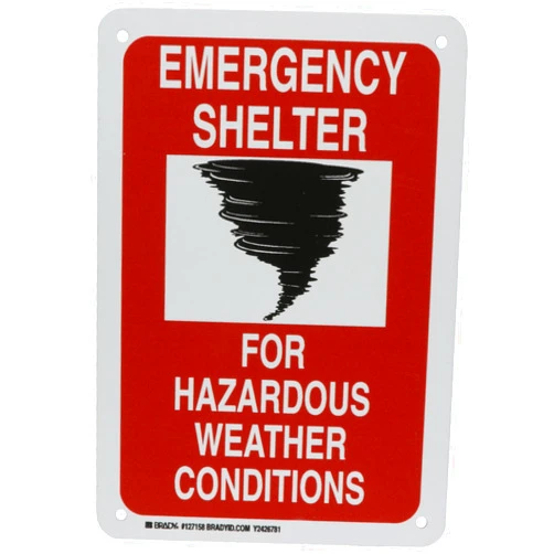 Brady 127158 Fire Safety Sign, Legend 
