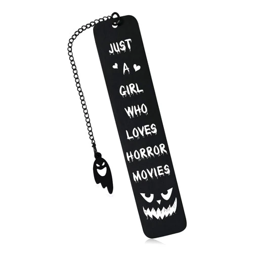 Cueillir Terre Halloween Gifts for Women Spooky Basket Stuffers for Teen Girls Nightmare Before Christmas Dark Romance Bookmarks for Book Lovers Horror Lovers Gifts for Her Scary Halloween Bookmark Gifts Boo Gifts