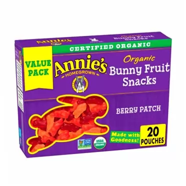 Annie's Homegrown Annie's Organic Berry Patch Bunny Fruit Snacks, Gluten Free, 16 oz