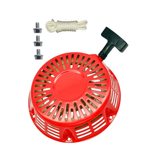 YAMAKATO GX340 GX390 Recoil Starter Pull Start Assembly w/Pull Cord for Honda GX610 GX620 and Clones 339c 389cc 420cc 439cc 459cc Red 28400-ZE3-W01ZA for Pressure Washers Generators etc.