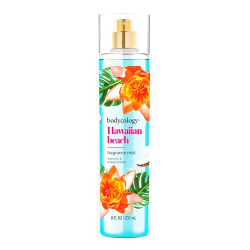 Bodycology Long-Lasting Fragrance Body Mist, Hawaiian Beach, 8 fl oz
