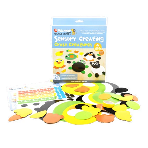 Micador Early Start Sensory Creating Pack, Crazy Creatures Sensory Pack, Developmental Kids Activities