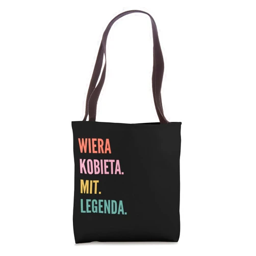 Smieszne Polskie Wzory Nazw Dla Kobiet Funny Polish First Name Design - Wiera Tote Bag