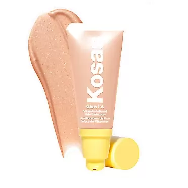 Kosas Glow I.V. Vitamin-Infused Skin Enhancer Face Makeup - Tinted Beauty Highlighter for a Healthy Glow - Illuminate
