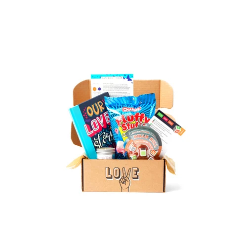 DateBox Club Complete Date Night Kit includes Interactive Couple Journal: Wedding Gifts, Date Night Ideas, Ultimate Gift for Couple Reconnection, with 65 Pages Memory Journal Gottman Certified