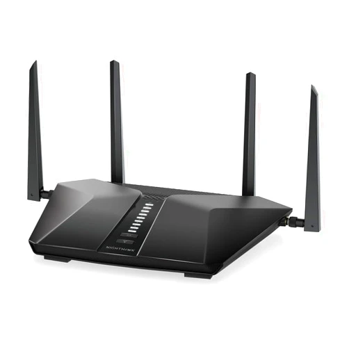 NETGEAR Nighthawk 6-Stream Dual-Band WiFi 6 Router (RAX54S) – AX5400 Wireless Speed (Up to 5.4 Gbps) - Coverage up to 2,500 sq. ft., 25 Devices - 1-Year Armor Subscription Included