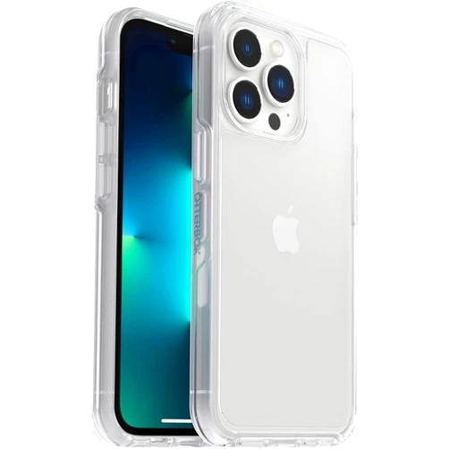 OtterBox iPhone 13 Pro (ONLY) Symmetry Series Case - Clear, Ultra-Sleek, Wireless Charging Compatible, Raised Edges Protect Camera & Screen