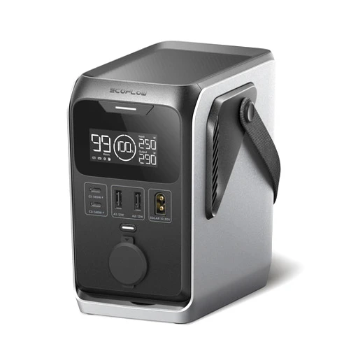 EF ECOFLOW TRAIL 300 DC Power Bank Station, 288Wh Outdoor Portable Power Station, LiFePO4 Battery, 300W DC Output, Compact Solar Generator for Camping, Travel, and Emergency (No AC Outlet Included)