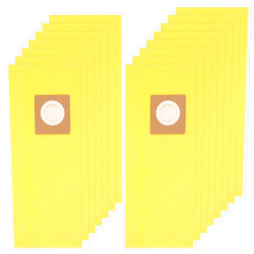 Gudotra 15 Packs AH10243 Disposable Vacuum Bag Replacement for Hoover Commercial CU2 Vacuum Cleaner CH54013 CH54015 CH54113 CH54115 Replace Part AH10243, Yellow