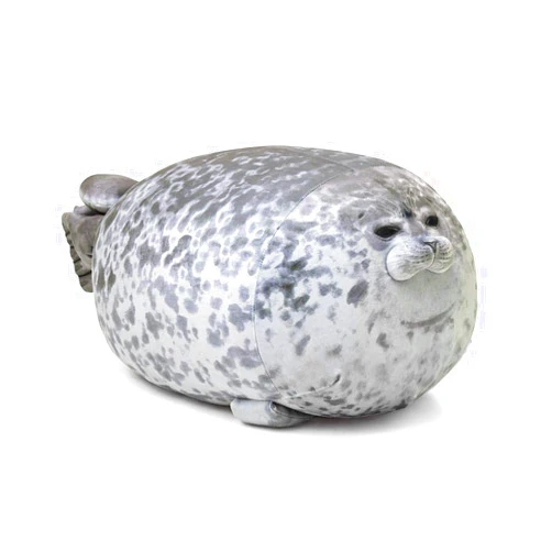 AOLIGE Chubby Blob Seal Pillow Soft Stuffed Cotton Plush Animals Toy for Kids (Small)
