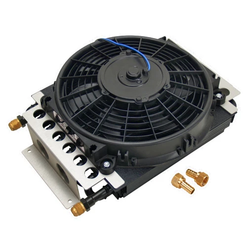 Derale 15800 Electra-Cool Remote Cooler,Black