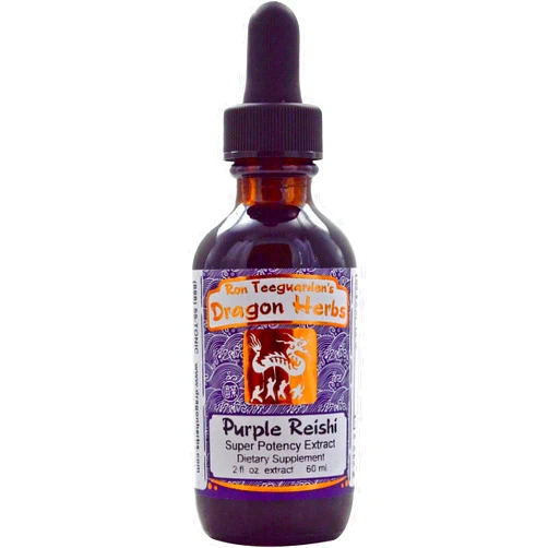 Dragon Herbs - Purple Reishi Drops - 2 Fl oz