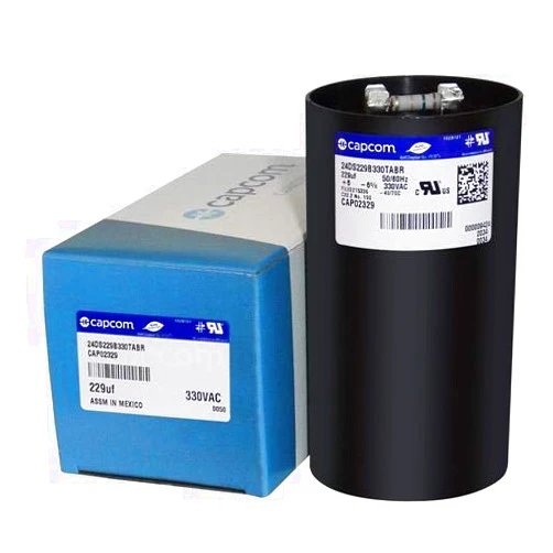Trane Start Capacitor, Replaces CPT-0429 / CPT00429-216-240 MFD, 330V, W/Resistor