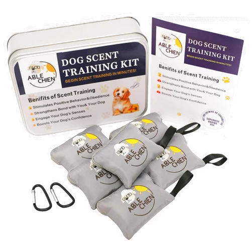 Ablechien Interactive Dog Toys Dog Scent Training Kit Enhance Sense of Smell, Scent Training for Dogs Dogs Puzzle Brain Games Provide Mental Stimulation, Snuffle Toy for Dogs Nosework Game