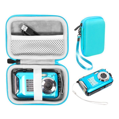 CaseSack Case for Waterproof Camera YISENCE, Yifecial, Kaisoon Tech, Heegomn, Vmotal, S & P Safe and Perfect, Underwater Camera, Kid Underwater Camera/Video Camera