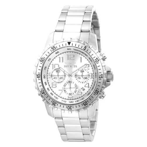 Invicta Men's 1326 Invicta II Chronograph Black Dial Two-Tone Stainless Steel Watch