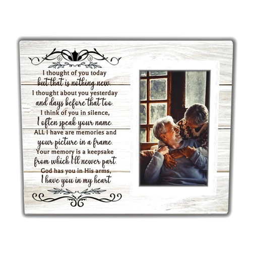 SZ-PengXin Memorial Gifts Picture Frame - Memory of Mother, Father, Grandma, Grandpa, Grandparents, Memorial, Remembrance Photo Frame for Loved One, Wall Table Picture Frames Sympathy Loss relative Gift