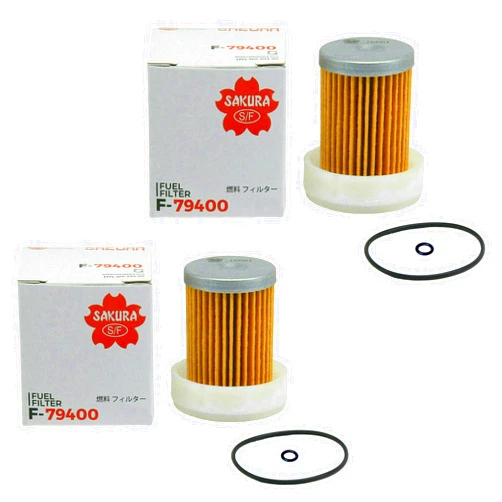 TONYCO 2-PACK SAKURA 6A320-59930 Fuel Filter 31A6200317 Fits Mahindra 2216 2415 2516 3316, Kubota B3000 B3030 B3200 B3300 B7800 L2501 L2800 L3010 L3130 L3410 L3200 L3400 L3430 L3700SU L3800 RTV-X900 HST