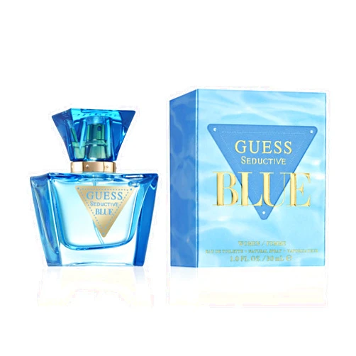 GUESS Seductive Blue Women/Femme Eau de Toilette Perfume Spray For Women, 1.0 Fl. Oz.