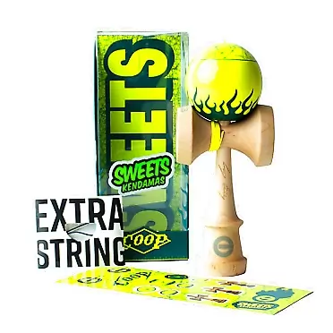 Sweets Kendamas Pro Model Kendama Cooper Eddy V2, Premium Skill Toy, Extra String Accessory Gift Bundle
