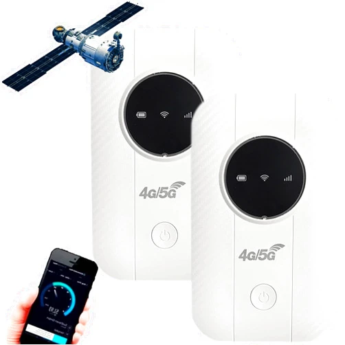 EZGHAR 2025 Ultralink Pocket, Free Internet in Your Pocket, Free WiFi Anywhere, Portable Satellite Internet, Ultralink Pocket Router WiFi Ultra Link Free Router Unlimited High Speed Smart Router (2 PCS)