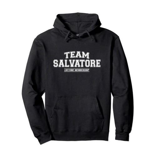 Team Salvatore Proud Family Gifts Team Salvatore | Proud Family Surname, Last Name Pullover Hoodie