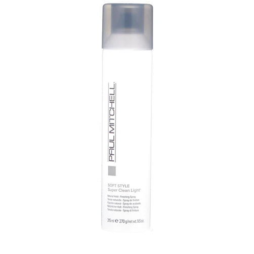 Paul Mitchell Super Clean Light Finishing Hairspray, Natural Hold, Touchable Finish, For Fine Hair, 9.5 oz.