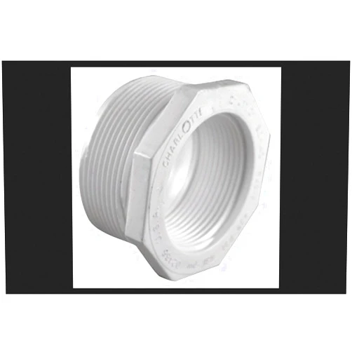 Charlotte Pipe Schedule 40 2 in. MPT x 1 in. Dia. FPT PVC Reducing Bushing