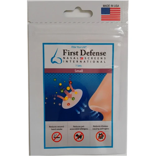 First Defense Nasal Screens - Pick-A-Size and Quantity Packs (1-Pack, Small)