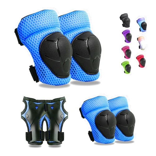 G GEQID Knee Pads Elbow Pads Wrist Guards Set for Kids,Upgraded Protective Gear for Toddle 4-12 Boys or Girls Children Roller Skating Scooter Skateboarding Bike Roller Blade